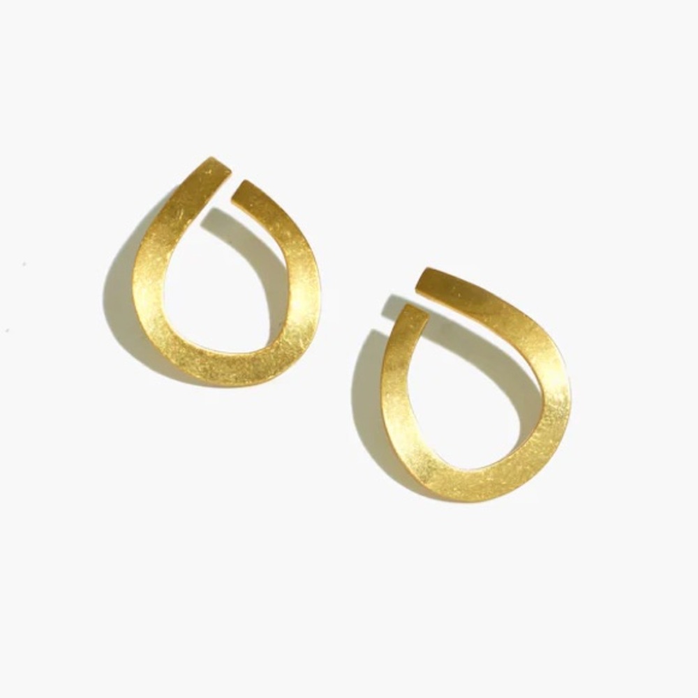 Madewell cosmic hoop statement earrings